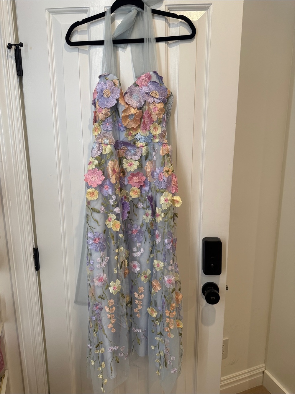 Vici midi dress medium Pastel Floral Tulle Halter